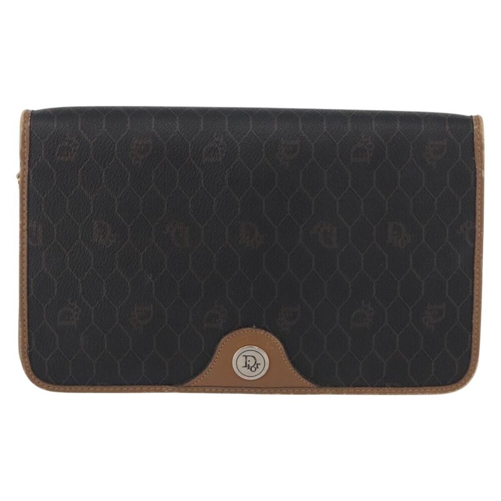 Christian Dior Vintage Honeycomb chain Canvas